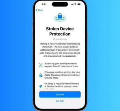 灵武苹果授权维修店分享被盗设备保护功能开启方法 